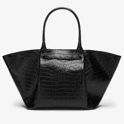 Cheap DeMellier The New York Black Croc-Effect