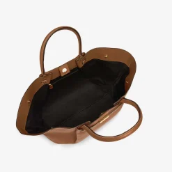 Clearance DeMellier The New York Tan Small Grain Ecru Stitching