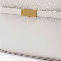 New DeMellier The New York Crossbody Off-White Small Grain