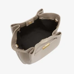 Fashion DeMellier The New York Large Bucket Taupe Small Grain