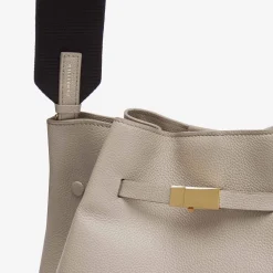 Fashion DeMellier The New York Large Bucket Taupe Small Grain