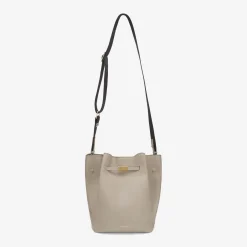 Fashion DeMellier The New York Large Bucket Taupe Small Grain