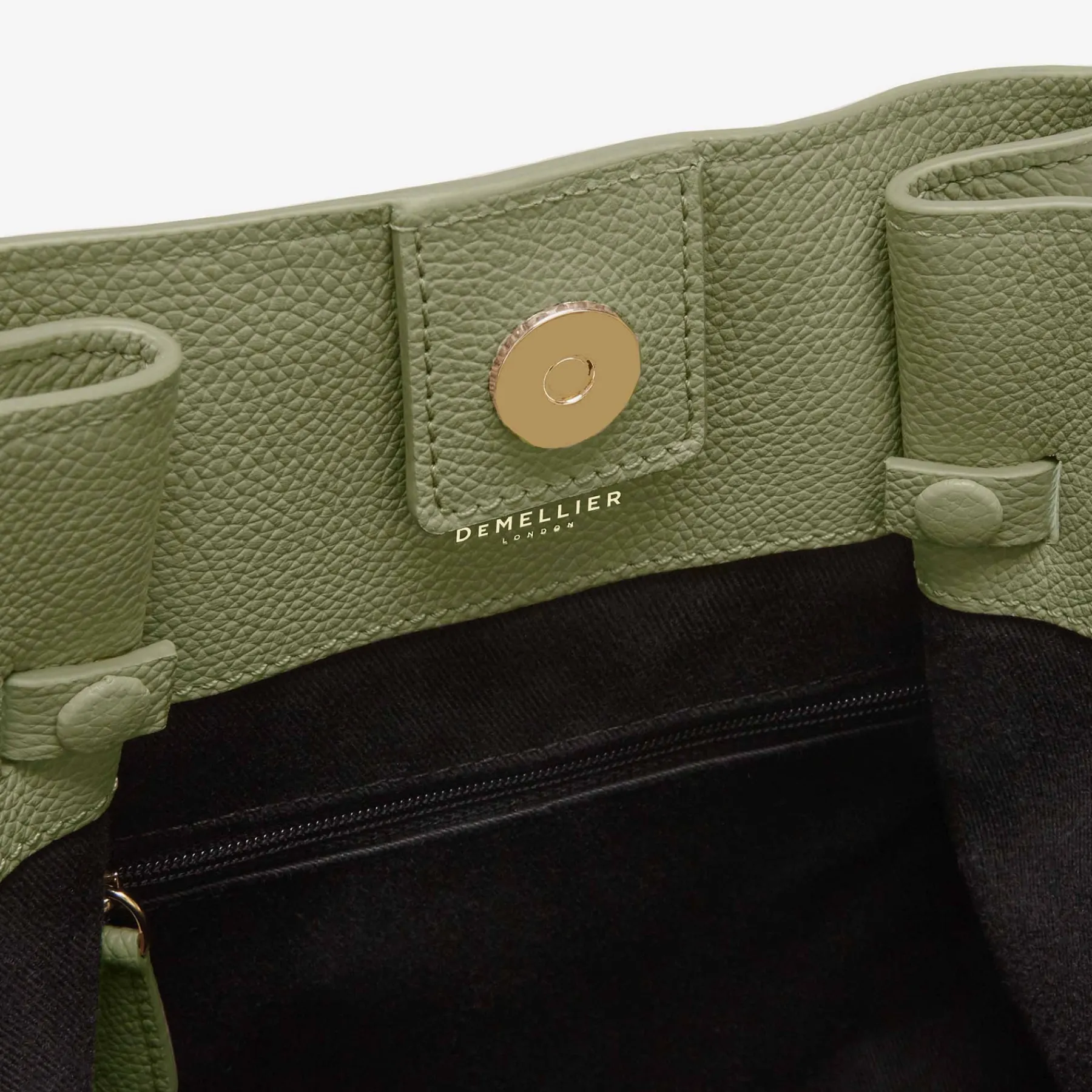 Discount DeMellier The New York Large Bucket Khaki Small Grain