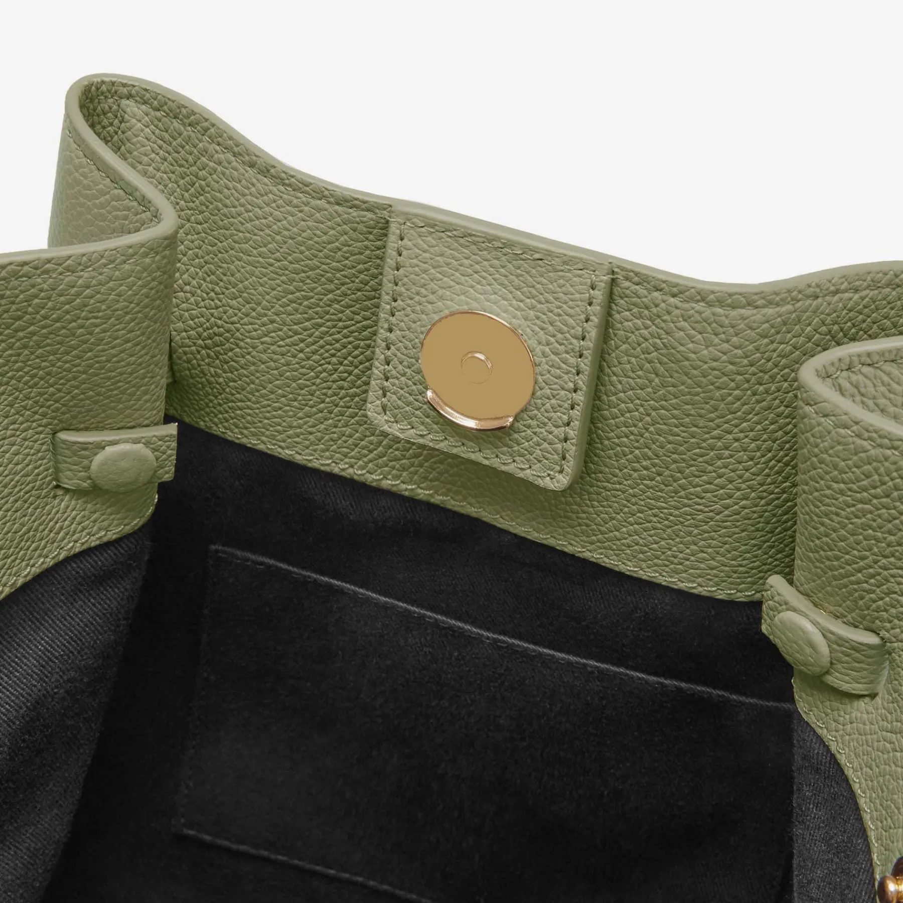 Discount DeMellier The New York Large Bucket Khaki Small Grain