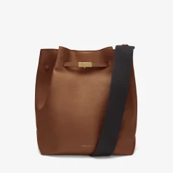 Outlet DeMellier The New York Large Bucket Tan Small Grain