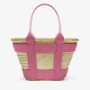 Cheap DeMellier The Santorini Natural Basket Pink Smooth