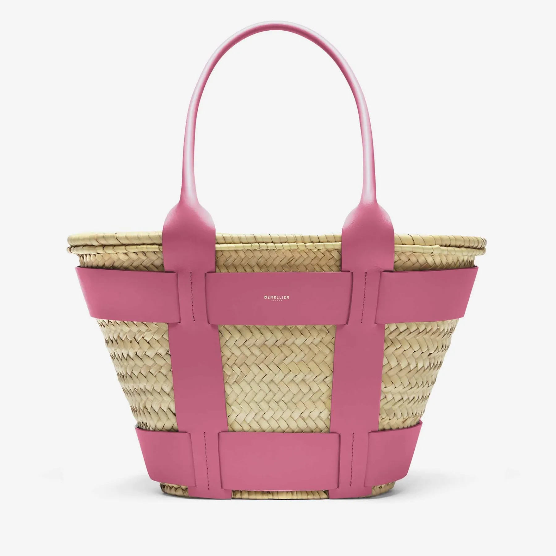 Cheap DeMellier The Santorini Natural Basket Pink Smooth