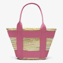 Cheap DeMellier The Santorini Natural Basket Pink Smooth