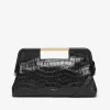 Online DeMellier The Seville Black Croc-Effect