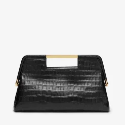 Online DeMellier The Seville Black Croc-Effect