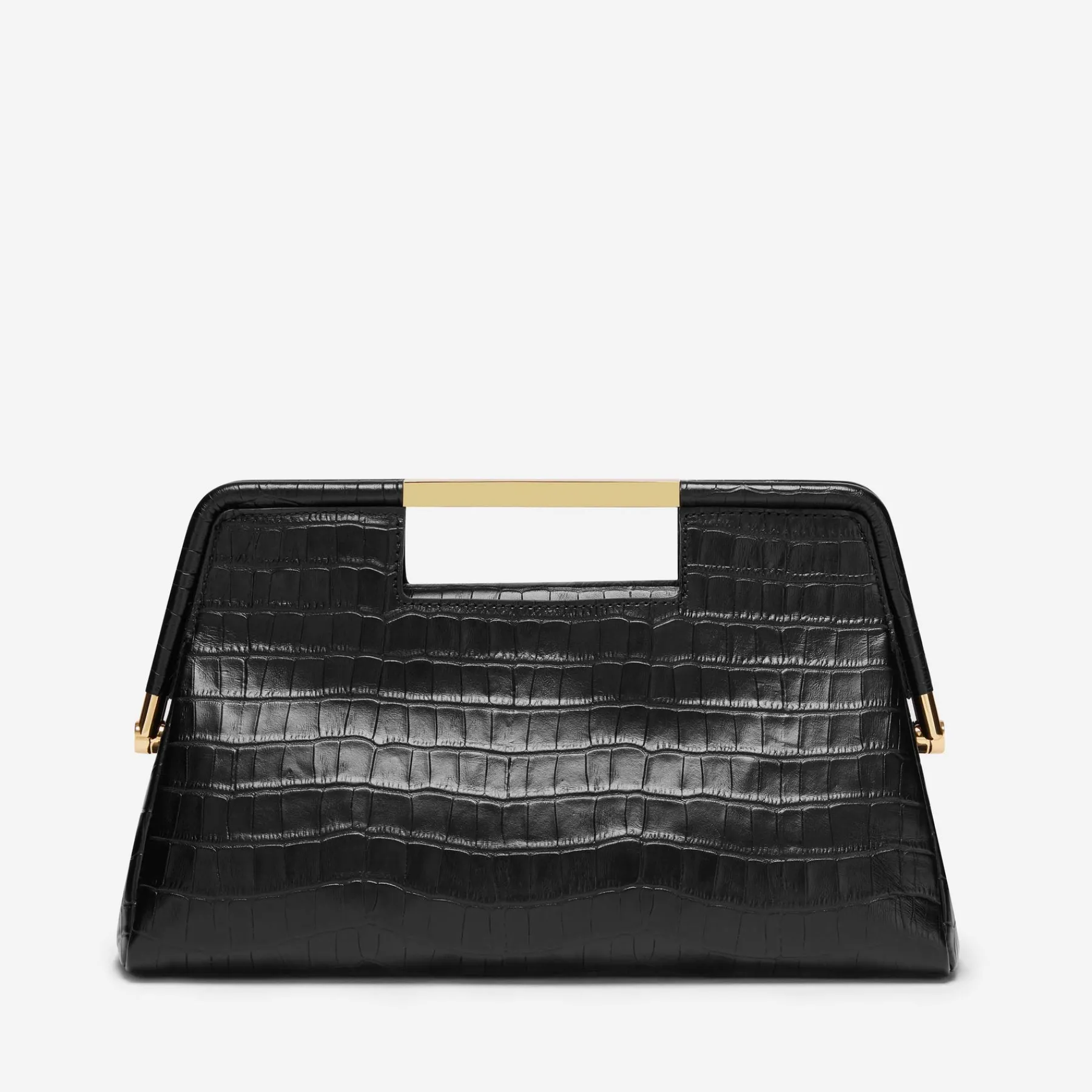 Online DeMellier The Seville Black Croc-Effect