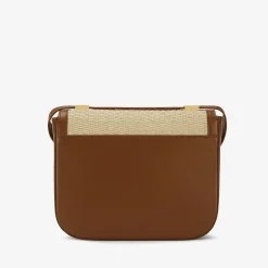 New DeMellier The Vancouver Natural Raffia Tan Smooth