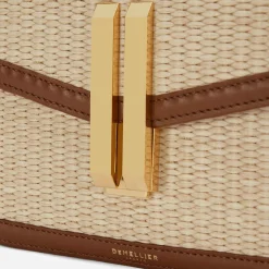 New DeMellier The Vancouver Natural Raffia Tan Smooth