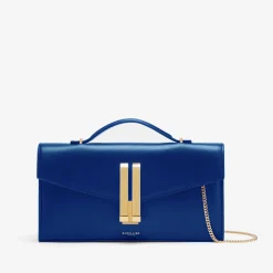 Hot DeMellier The Vancouver Clutch Cobalt Blue Smooth