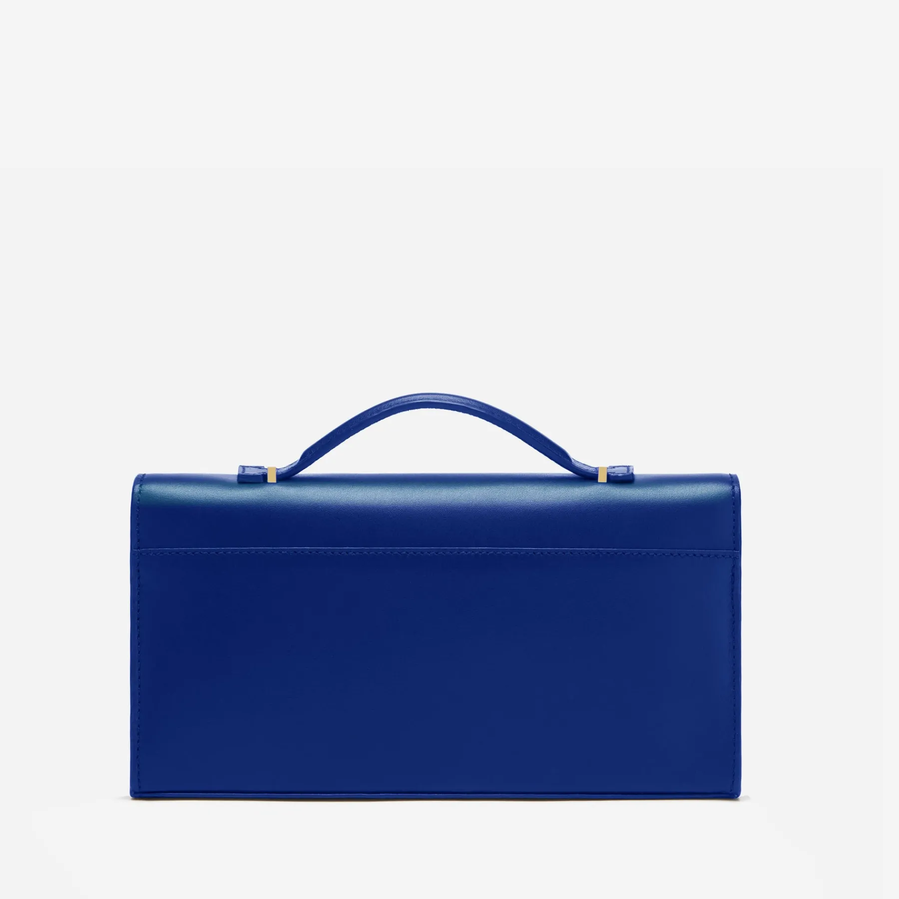 Hot DeMellier The Vancouver Clutch Cobalt Blue Smooth