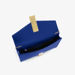 Hot DeMellier The Vancouver Clutch Cobalt Blue Smooth