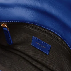 Hot DeMellier The Vancouver Clutch Cobalt Blue Smooth