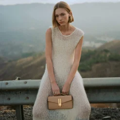 Best DeMellier The Vancouver Clutch Light Tan Smooth