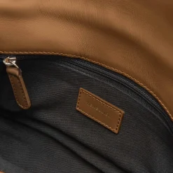 Fashion DeMellier The Vancouver Clutch Deep Toffee Smooth
