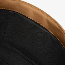 Fashion DeMellier The Vancouver Clutch Deep Toffee Smooth