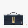 Online DeMellier The Vancouver Clutch Navy Smooth