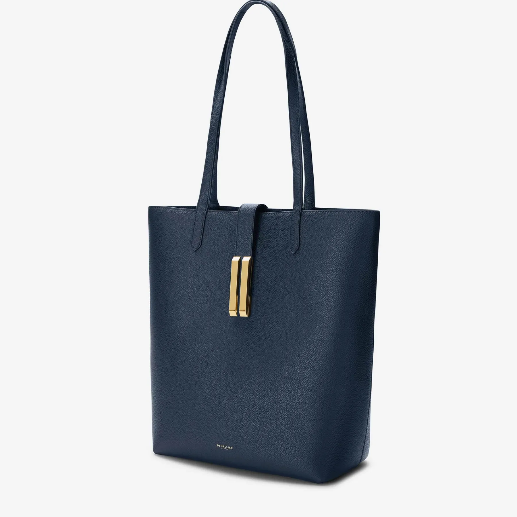 Fashion DeMellier The Vancouver Tote Navy Small Grain