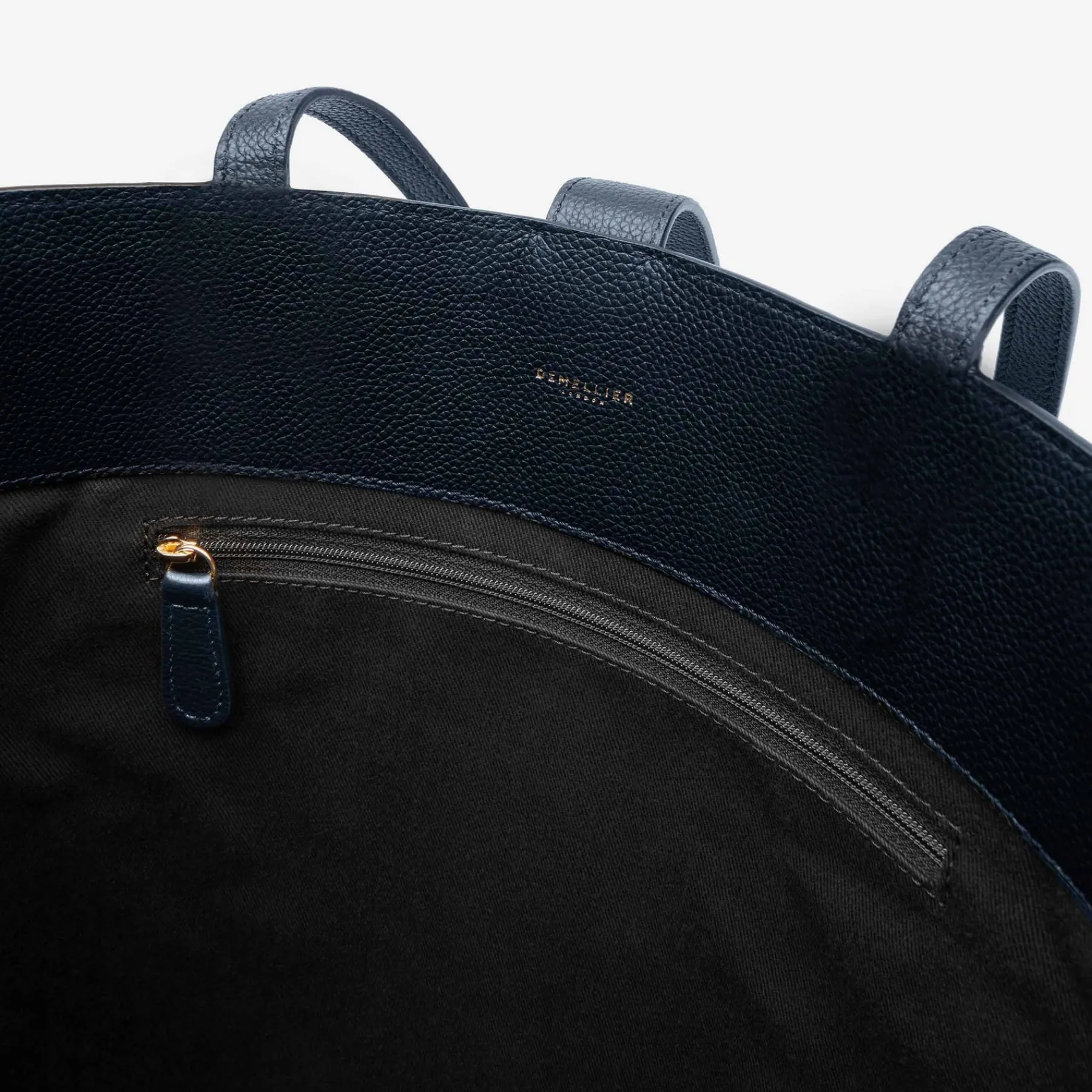 Fashion DeMellier The Vancouver Tote Navy Small Grain