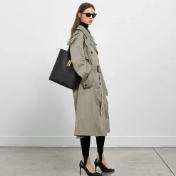 Best DeMellier The Vancouver Tote Taupe Small Grain